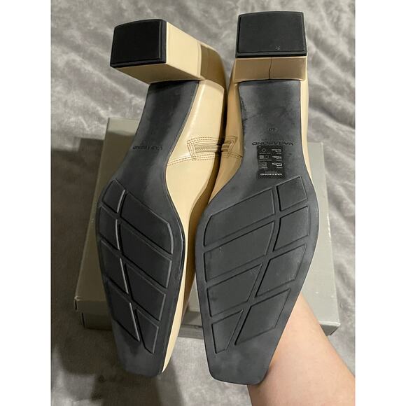 NWT Vegabond Shoemakers Tessa Everyday Leather Boot Off White SZ 40 Square Toe - Picture 6 of 8